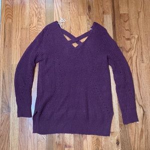 It’s Our Time Purple Sweater